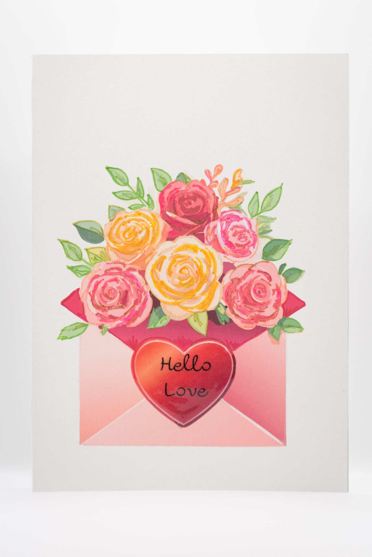Card: Love and Valentines Note Card