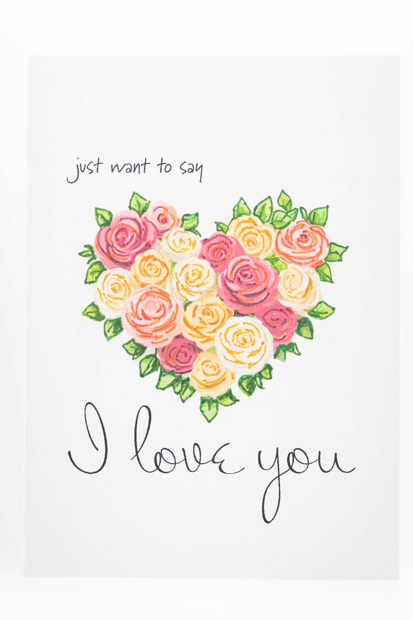 Card: Love and Valentines Note Card