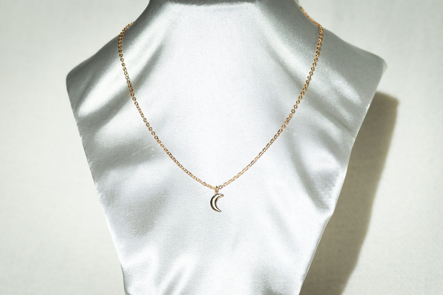 Women Necklaces - Gold Chain with Moon