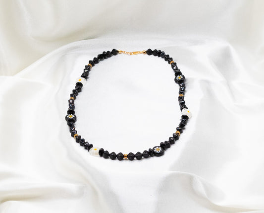 Necklace: Women's Imitation Mixed Black Beads