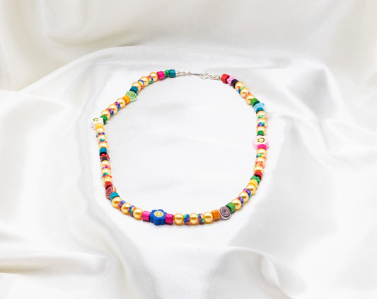 Necklace: Women's Imitation Mixed Colorful Beads