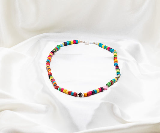 Necklace: Women's Imitation Mixed Colorful Beads